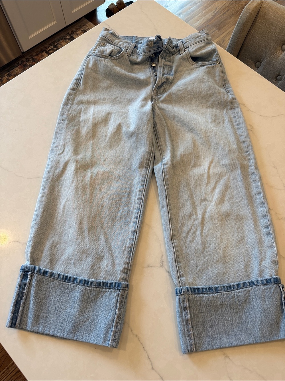Pistola  Petite Ryder High Rise Cuffed Jean
